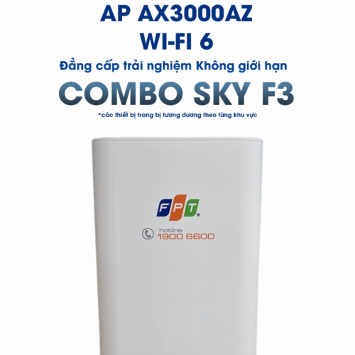 gói combo sky f3 được trang bị thiết bị ap ax3000az wifi 6