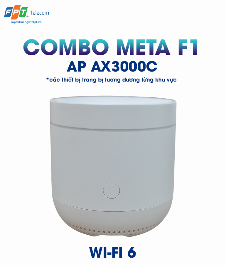 gói combo meta f1 được trang bị ap ax3000C wifi 6