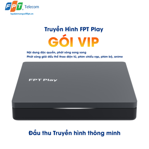 khi khách hàng đăng ký gói Vip dịch vụ truyền hình của FPT Play sẽ được trang bị đầu thu T650 mới nhất