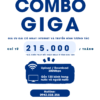 gói combo giga giá ưu đãi chỉ từ 215k / tháng (giá thay đổi ở từng khu vực)