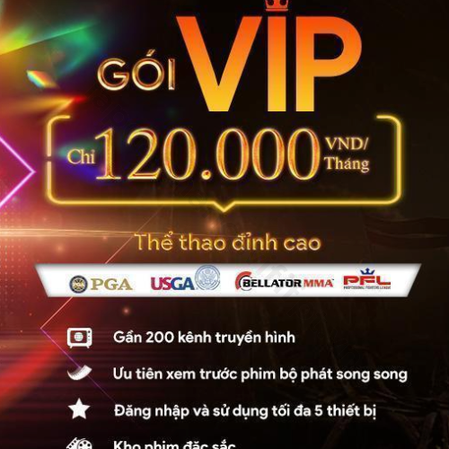 banner gói VIP dịch vụ truyền hình FPT Play giá chỉ từ 120.000 / tháng