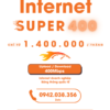 internet super 400 là dịch vụ internet của FPT dành cho doanh nghiệp, tốc độ upload/download 400mbps chỉ từ 1.400.000 / tháng, kèm băng thông quốc tế, gọi ngay 0942038356 để được tư vấn