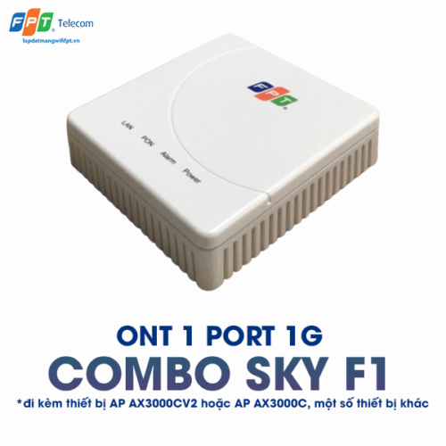 thiết bị ont 1 port 1g trong gói cước combo sky f1