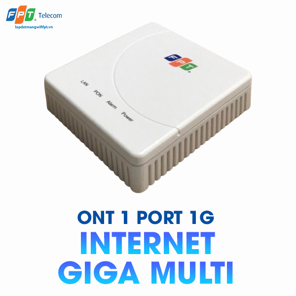 thiết bị ont 1 port 1g ở gói cước internet giga multi