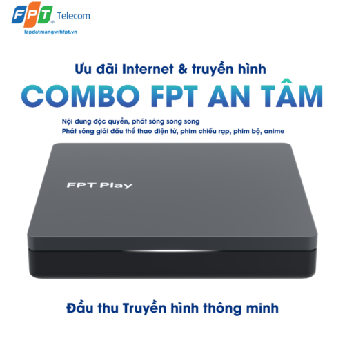 gói combo fpt an tâm trang bị thêm đầu thu truyền hình thông minh T650 cho khách hàng khi đăng ký