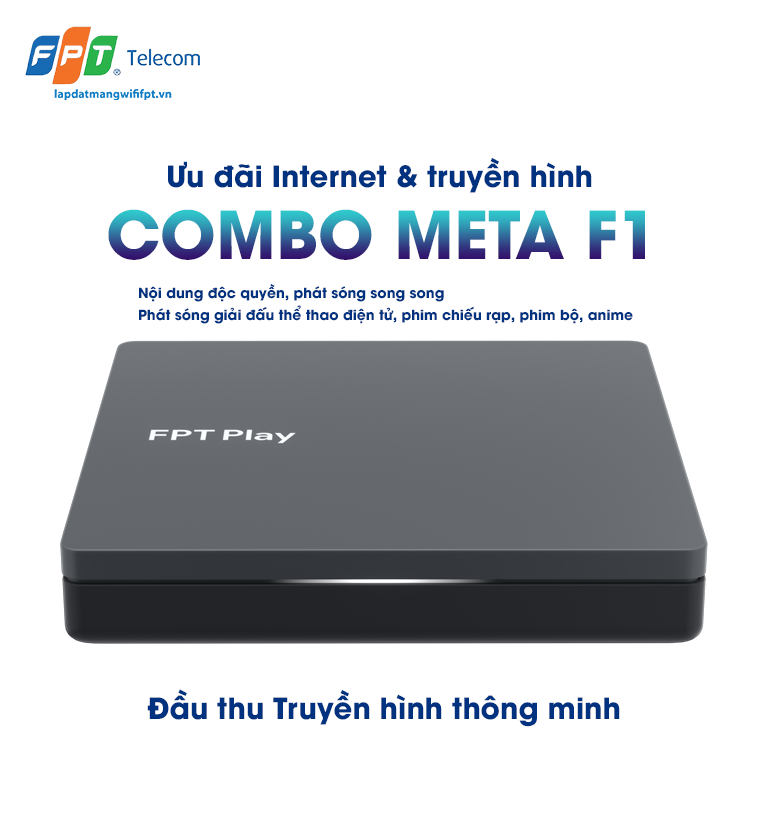 đầu thu truyền hình trong gói cước combo meta f1